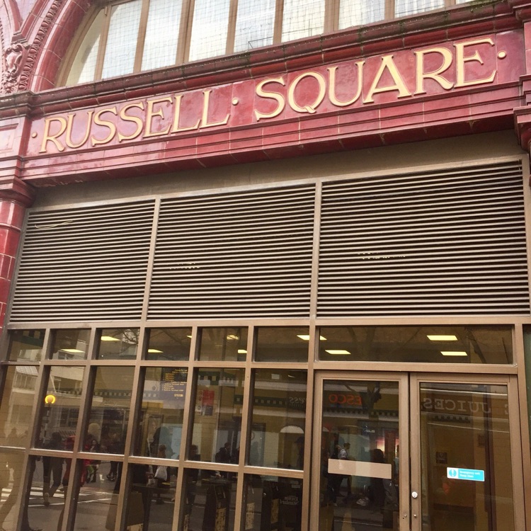 A photo of Russell Square Station