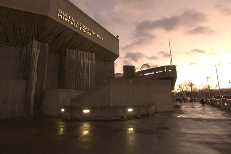 A photo of Queen Elizabeth Hall