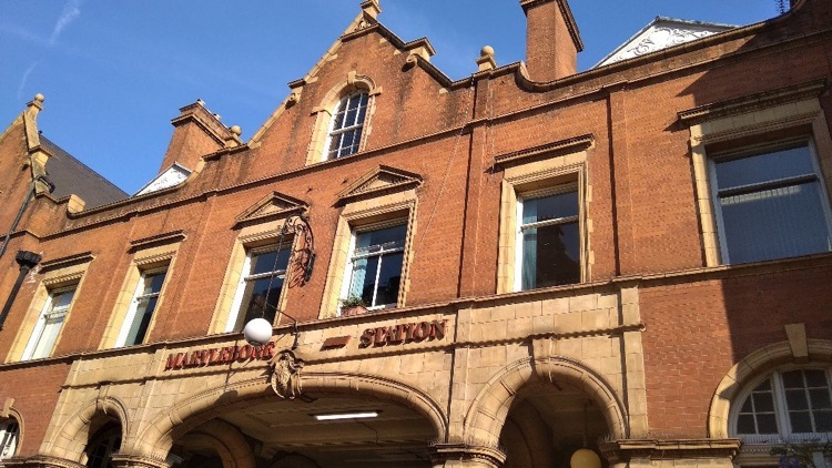 A photo of Marylebone Station