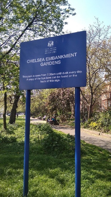 A photo of Chelsea Embankment Gardens