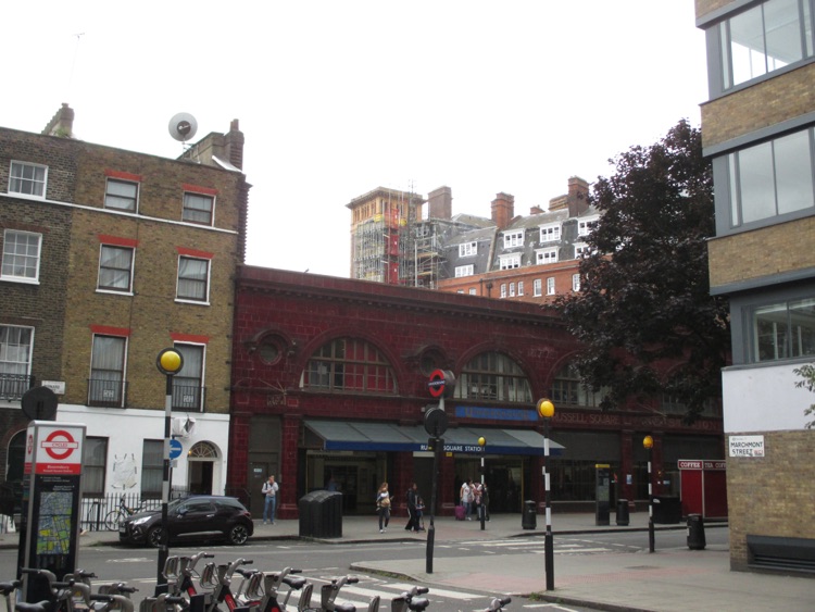 A photo of Russell Square Station