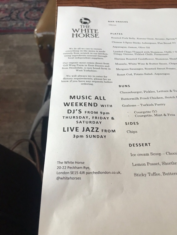 The White Horse Peckham Rye