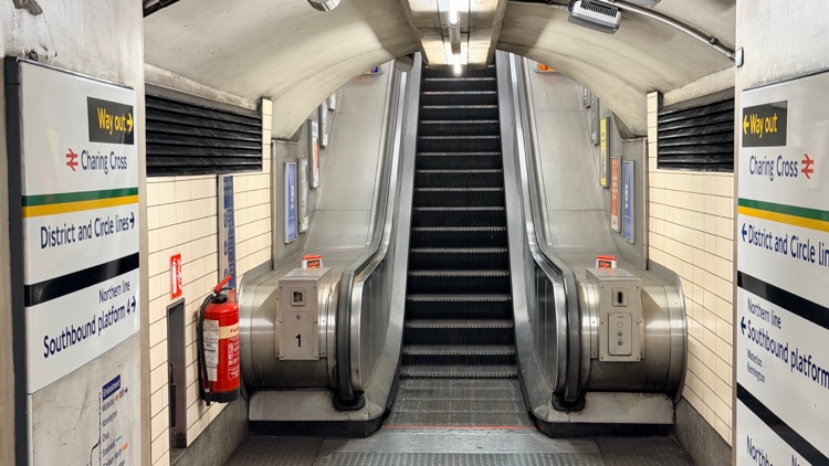 A photo of Embankment Station