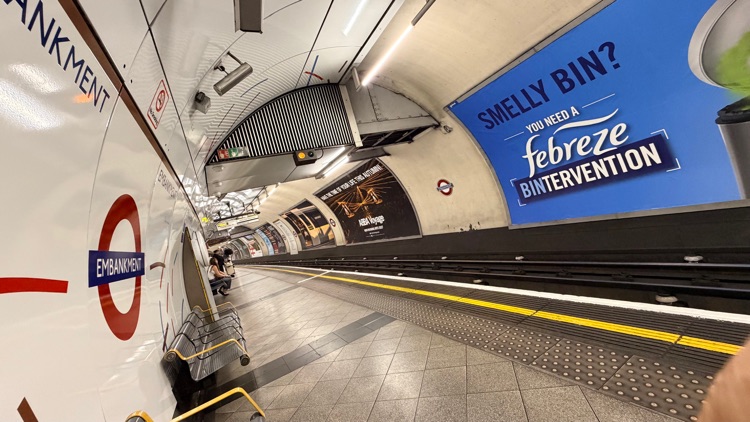 A photo of Embankment Station