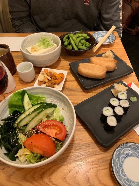 Vegan meal.