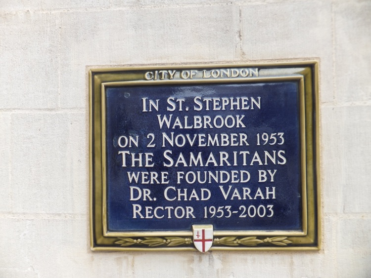 St Stephen Walbrook sign