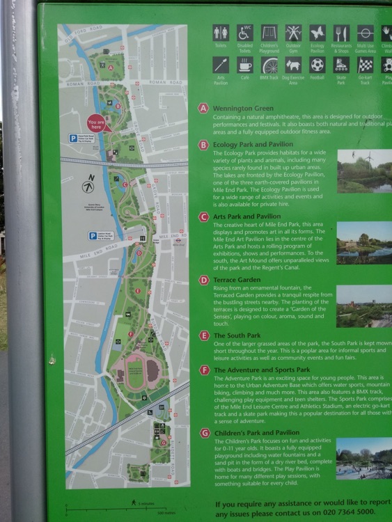 Map of park