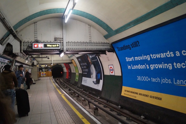 A photo of Russell Square Station
