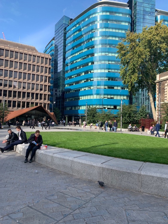 A photo of Aldgate Square
