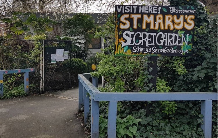A photo of St Mary's Secret Garden