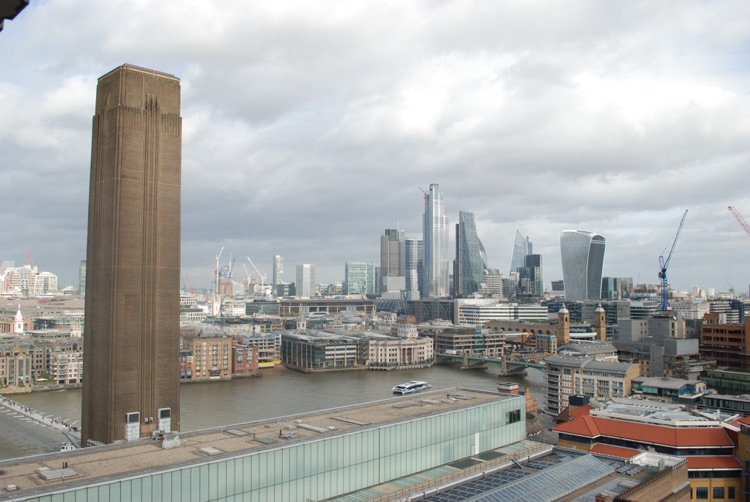 Widok z 10 piętra Tate Modern