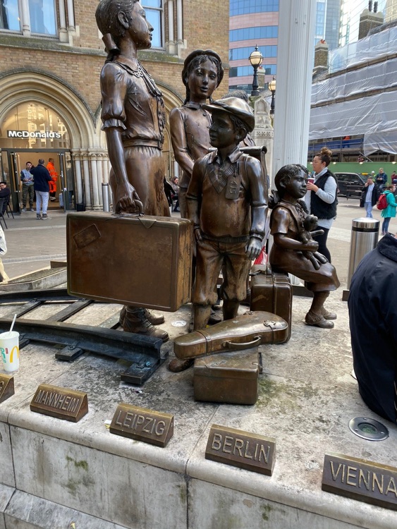 A photo of Kindertransport-The Arrival Memorial