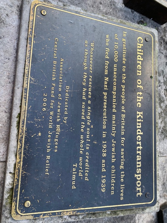 A photo of Kindertransport-The Arrival Memorial