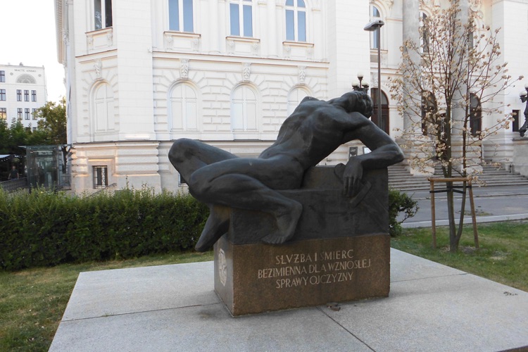 A photo of Pomnik żołnierzy Polskiej Organizacji Wojskowej