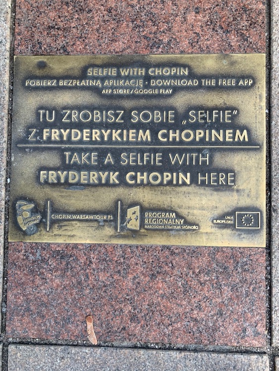 A photo of Ławeczka Chopina
