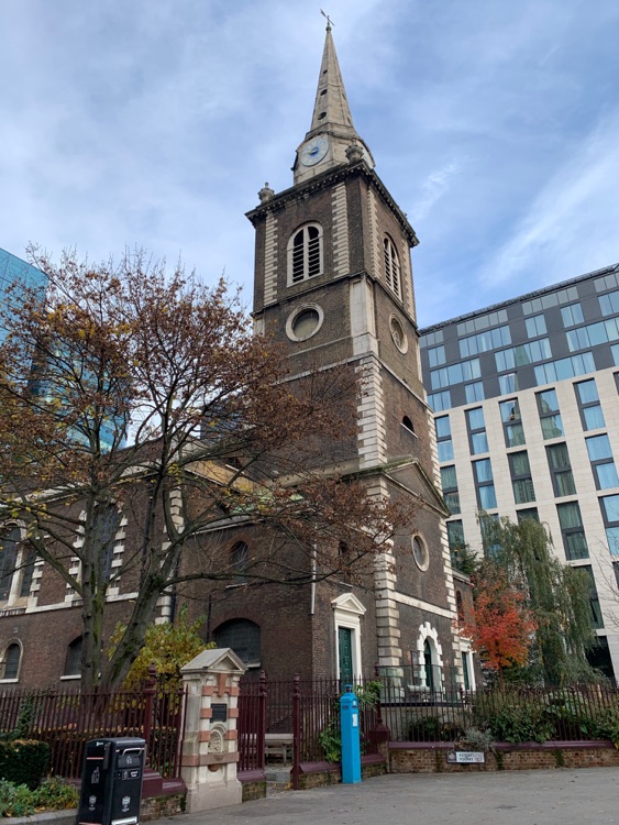A photo of Aldgate Square
