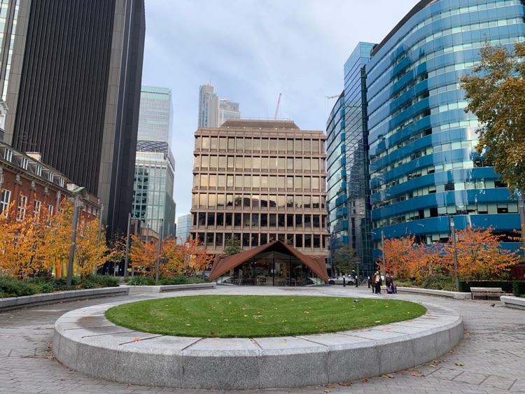 A photo of Aldgate Square