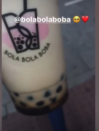 Vanilla milk , brown sugar tapioca
