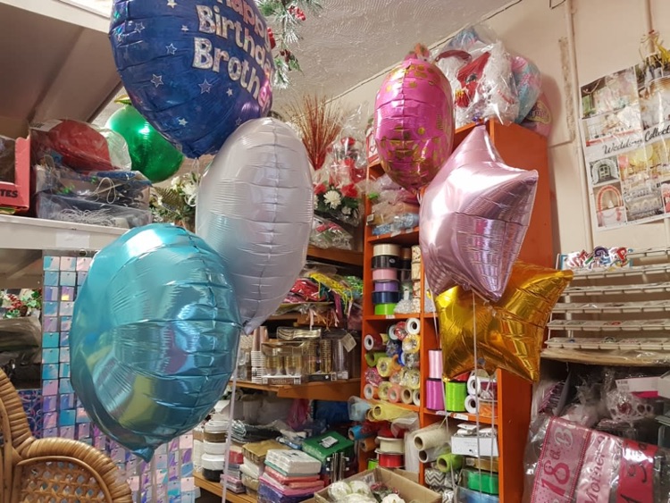Ball on bouqet all foil. £ 9.99