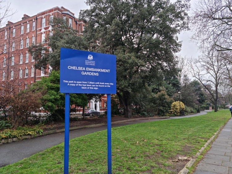 A photo of Chelsea Embankment Gardens