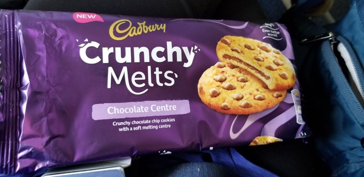 What kind of cookies are those? They are crunchy melts. Oh sounds yummy. I'll take some.