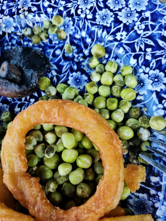 I never saw a peas so dried