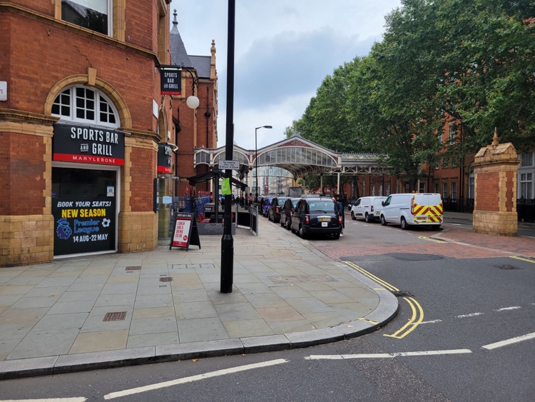 A photo of Marylebone Station