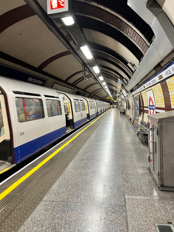 A photo of Hyde Park Corner Station