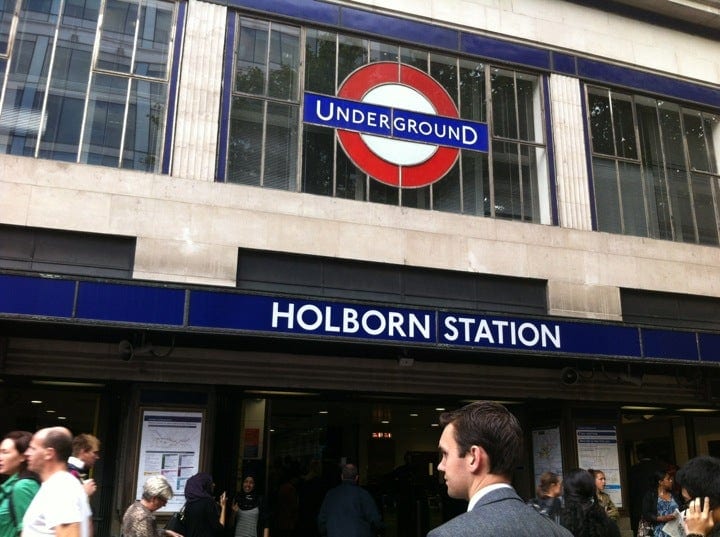 A photo of Holborn Station