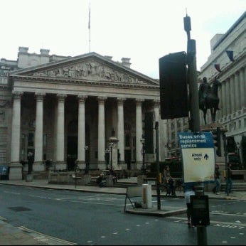 A photo of Bank Station