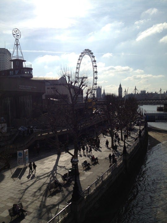 A photo of Queen Elizabeth Hall