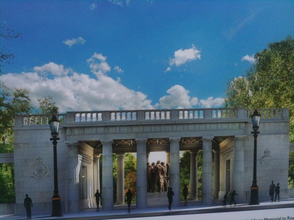 A photo of Bomber Command Memorial