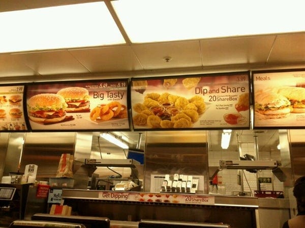 A photo of McDonald's