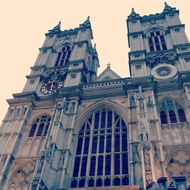 A photo of Westminster Abbey