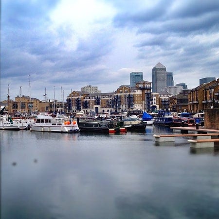 A photo of Limehouse Basin