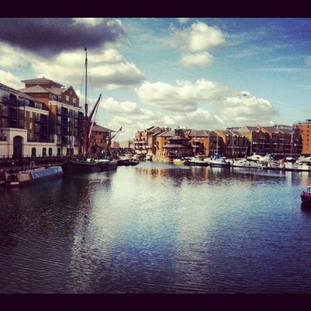 A photo of Limehouse Basin