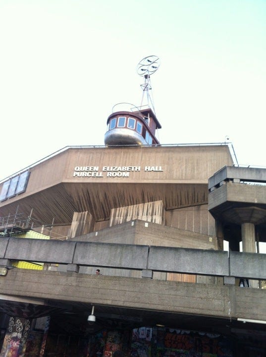 A photo of Queen Elizabeth Hall