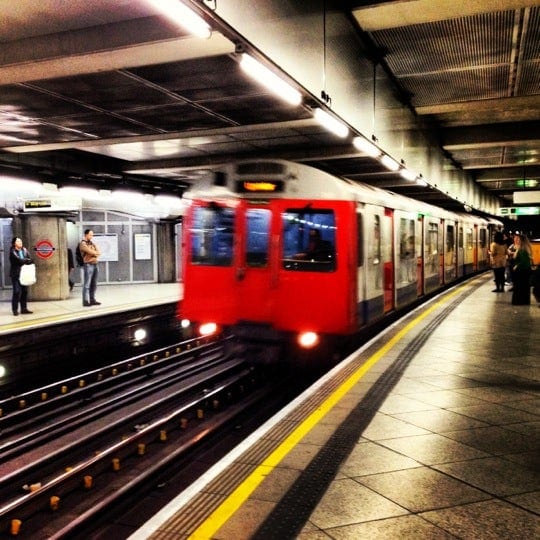 A photo of Westminster Station