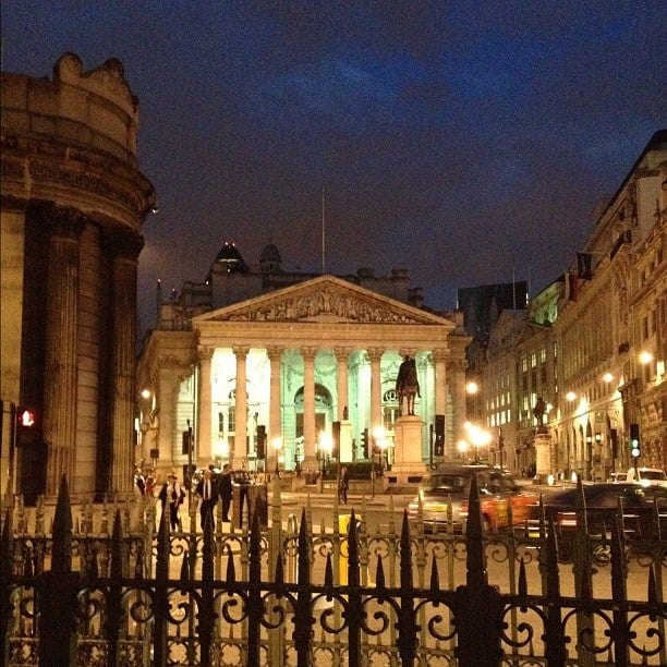 A photo of Bank Station