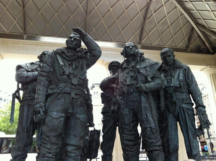 A photo of Bomber Command Memorial