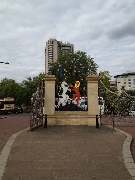 A photo of Hyde Park Corner Station