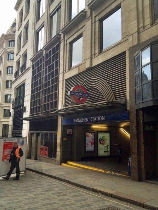 A photo of Monument Station