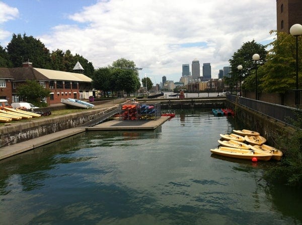 A photo of Shadwell Basin