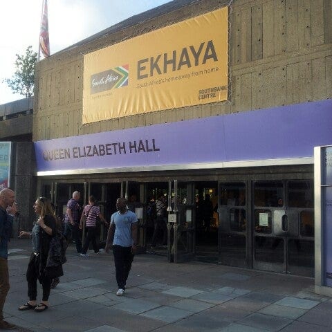 A photo of Queen Elizabeth Hall