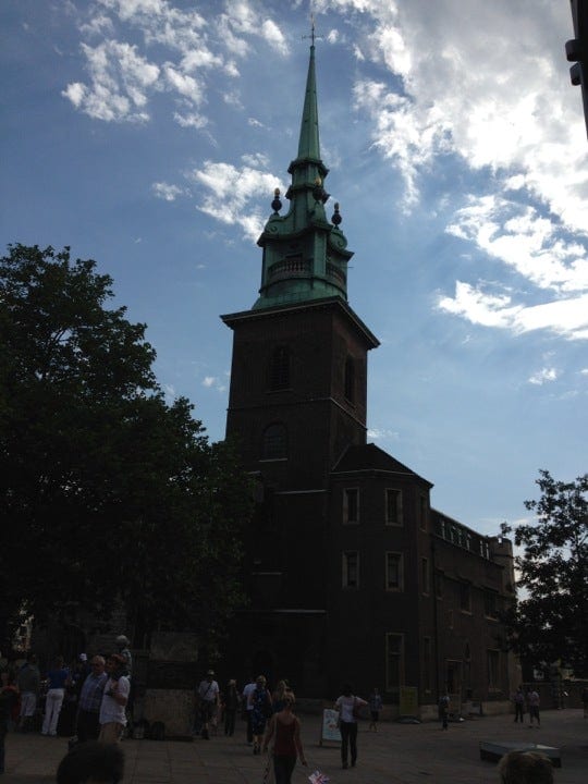 A photo of All Hallows by the Tower