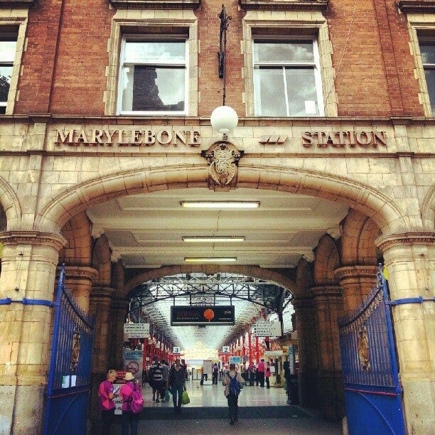 A photo of Marylebone Station
