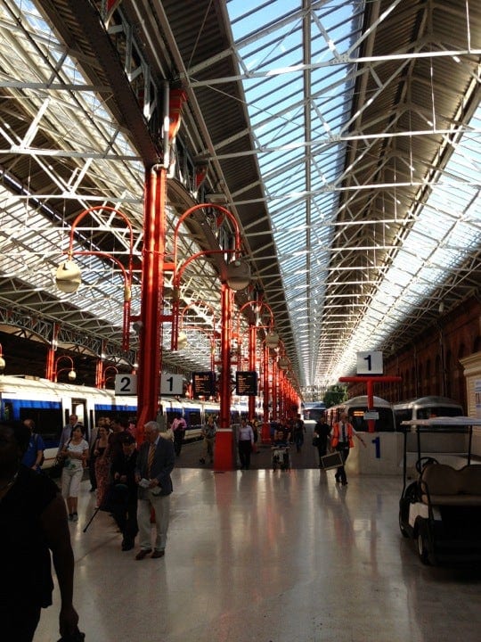 A photo of Marylebone Station