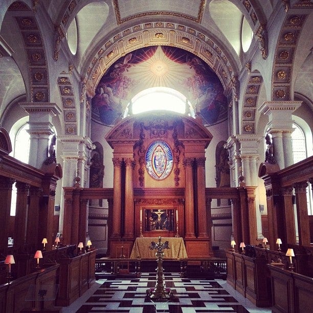 A photo of St Bride's Church