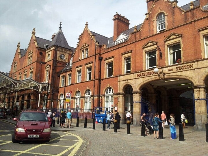 A photo of Marylebone Station