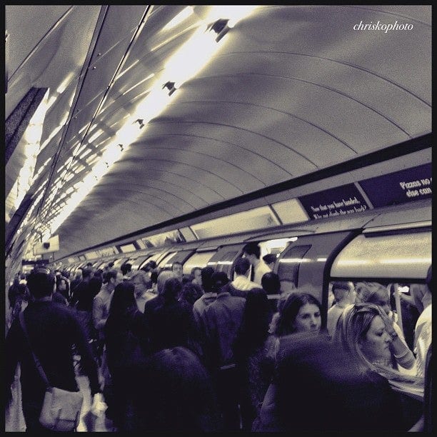 A photo of Bank Station